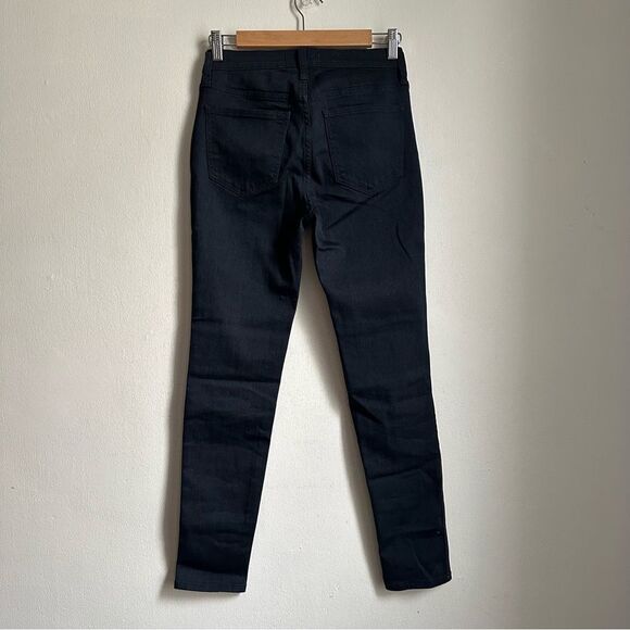 NWT Madewell nm180 9" Mid-Rise Roadtripper Skinny Jeans in black size 26 - Picture 6 of 9